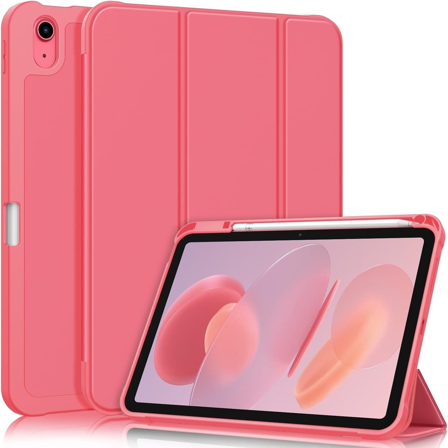 Fintie SlimShell Case for iPad 10th Generation 10.9 Inch Tablet (2022 Release) - Flexible Soft TPU Stand Back Cover with Pencil Holder, Auto Sleep/Wake（）