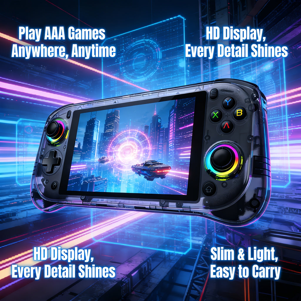 J55 Open-Source Handheld Console | 5.5-inch Online Global Multiplayer | 64GB Massive Storage | Ultra-Long Battery Life | Online Updates | High-End Portable Edition | Top 1 Popular Holiday Gift