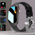 Valentine's Day Gift - Unisex Curved Screen Smartwatch, Supports Wireless Calling and Bluetooth 5.2 - High Quality, 1.96-inch HD Display, 360° Panoramic View, Rechargeable Battery, Fitness Tracking, Outdoor Sports, Fashionable Smartwatch