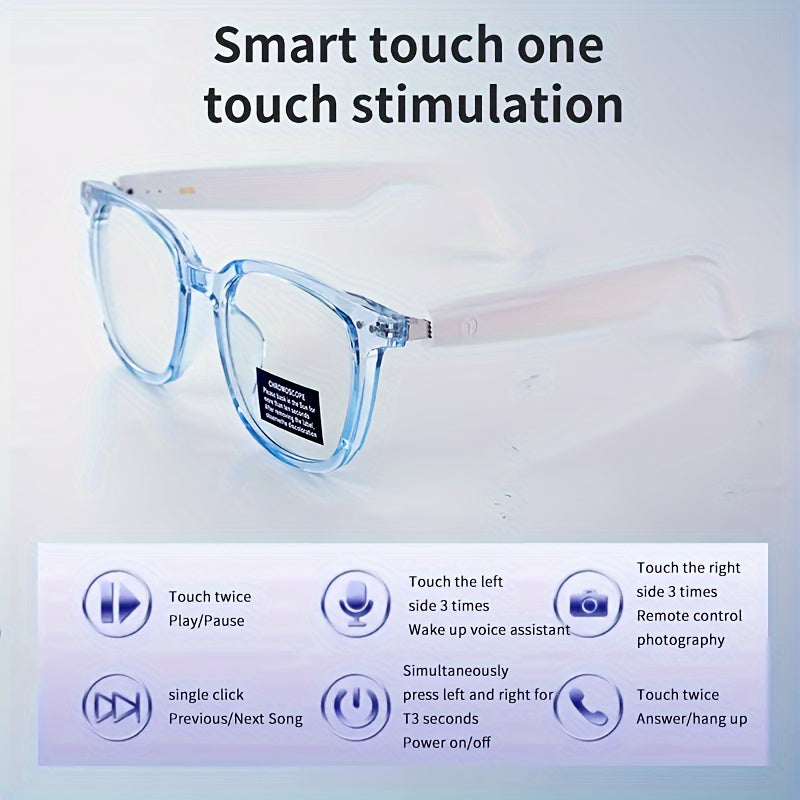 New Smart Glasses For 2025, Automatic Dimming Glasses, Wireless6.0, 3-second Automatic Dimming, Anti Blue Light Lenses Turn Into Sun Lenses In Seconds, Audio Glasses For Listening To Music And Making Phone Calls, Anti Blue Light Glasses Frame