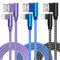 ForiPhone Charger, 3 Pack USB A to Lightning Cable MFi Certified ForIPhone Charger Cord Nylon Braided Compatible with ForIPhone 14/13/12/11 Pro Max/XS/XR/X/8/7/iPad (10ft)