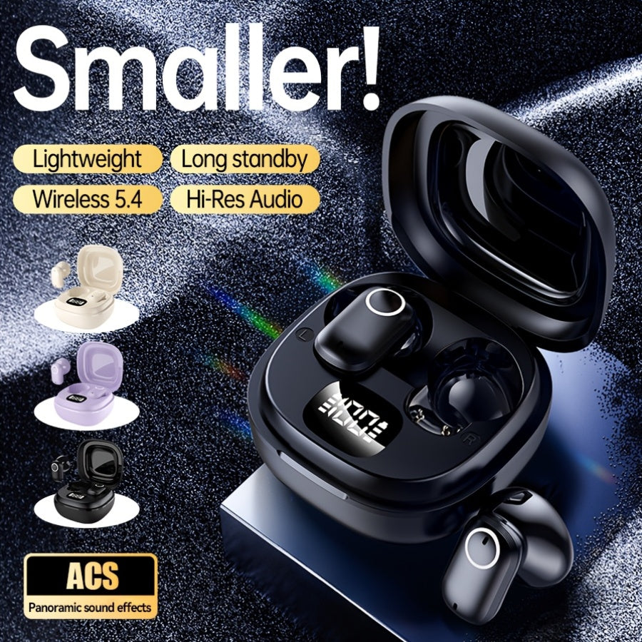 ACER TWS Wireless Earbuds with Deep Noise Reduction - 50H Long Standby, Low Latency, HIFI Stereo Sound, Touch Control, Rechargeable Lithium Battery, Ideal for Running & Sports, Sports Headphones|Ergonomic Design|Durable Plastic