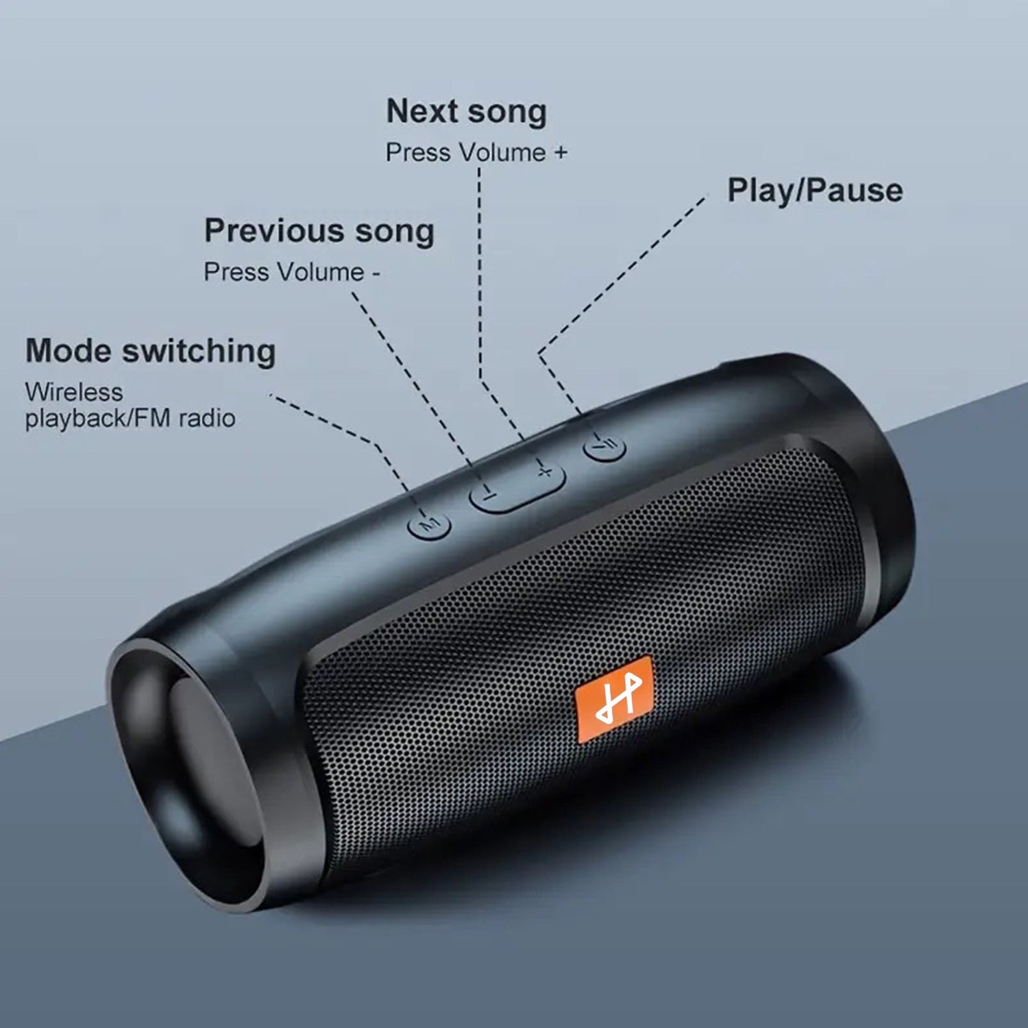 Compact Wireless Speaker with Impressive Audio Performance - Offered in Various Colors, Features a Rechargeable Lithium Battery, USB Charging, Stereo Enhancement, Ideal for Smartphones And Tablets