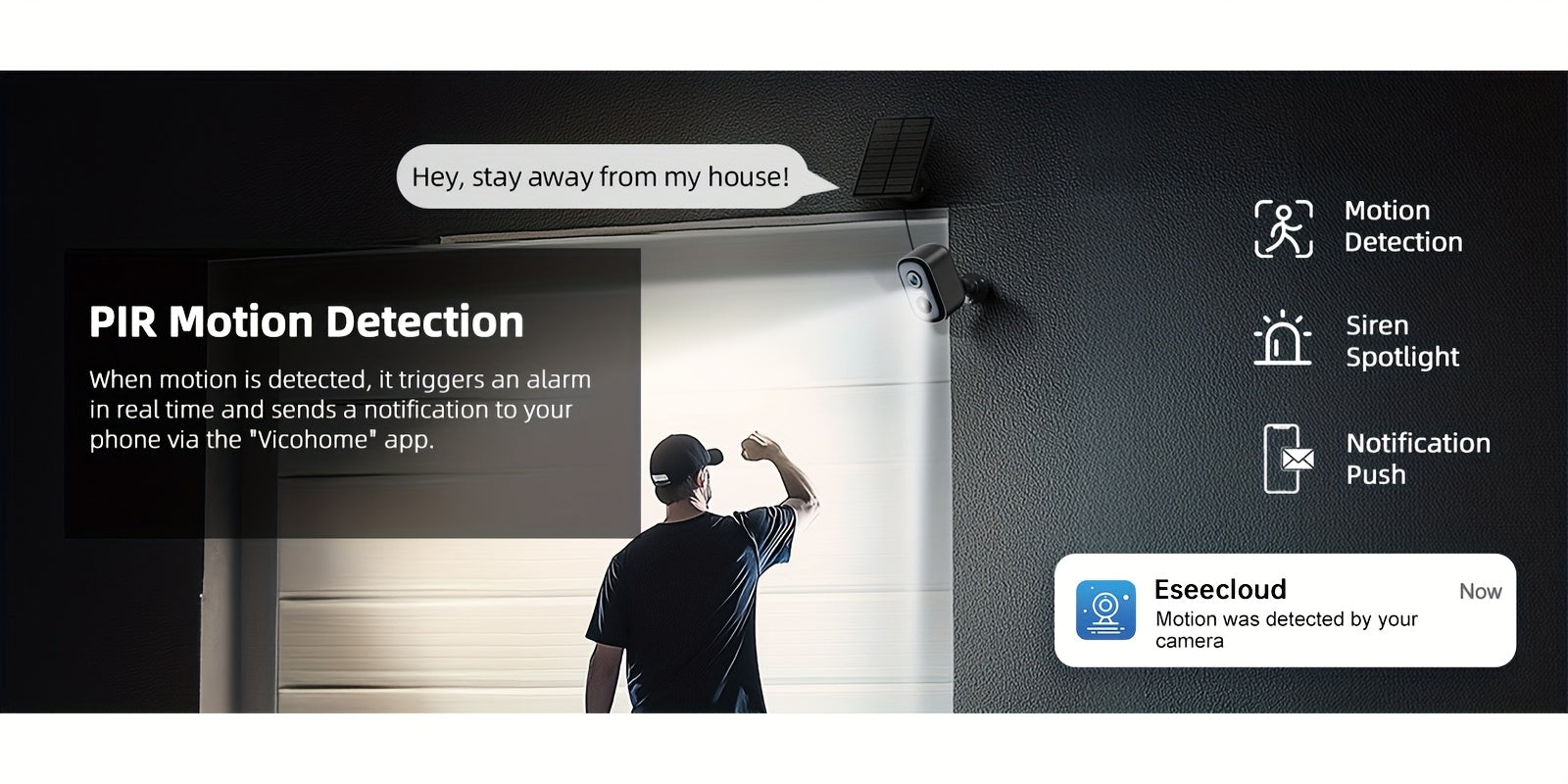 Wesecuu Solar Camera Offers Wireless Security Solutions for Both Indoor And Outdoor Use, Ideal for Home Surveillance. It Is Compatible with 5G And 2.4Ghz Wifi, And Can Be Monitored Via a Smartphone App. This Camera Is Suitable for Pets