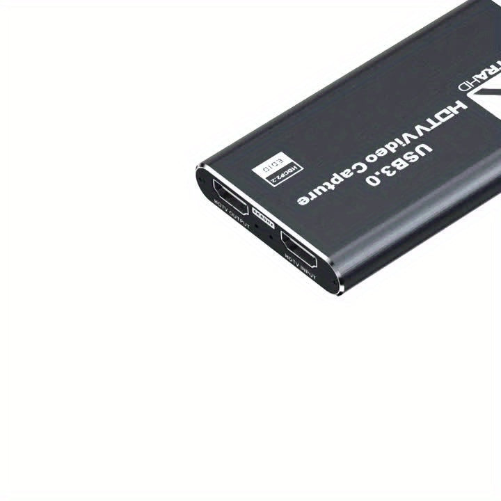 A USB 3.0 Video Capture Card Supporting 4K UHD 60Hz, 1080P 60Frame HD Recorder, Compatible with Live Game Streaming And OBS Capture