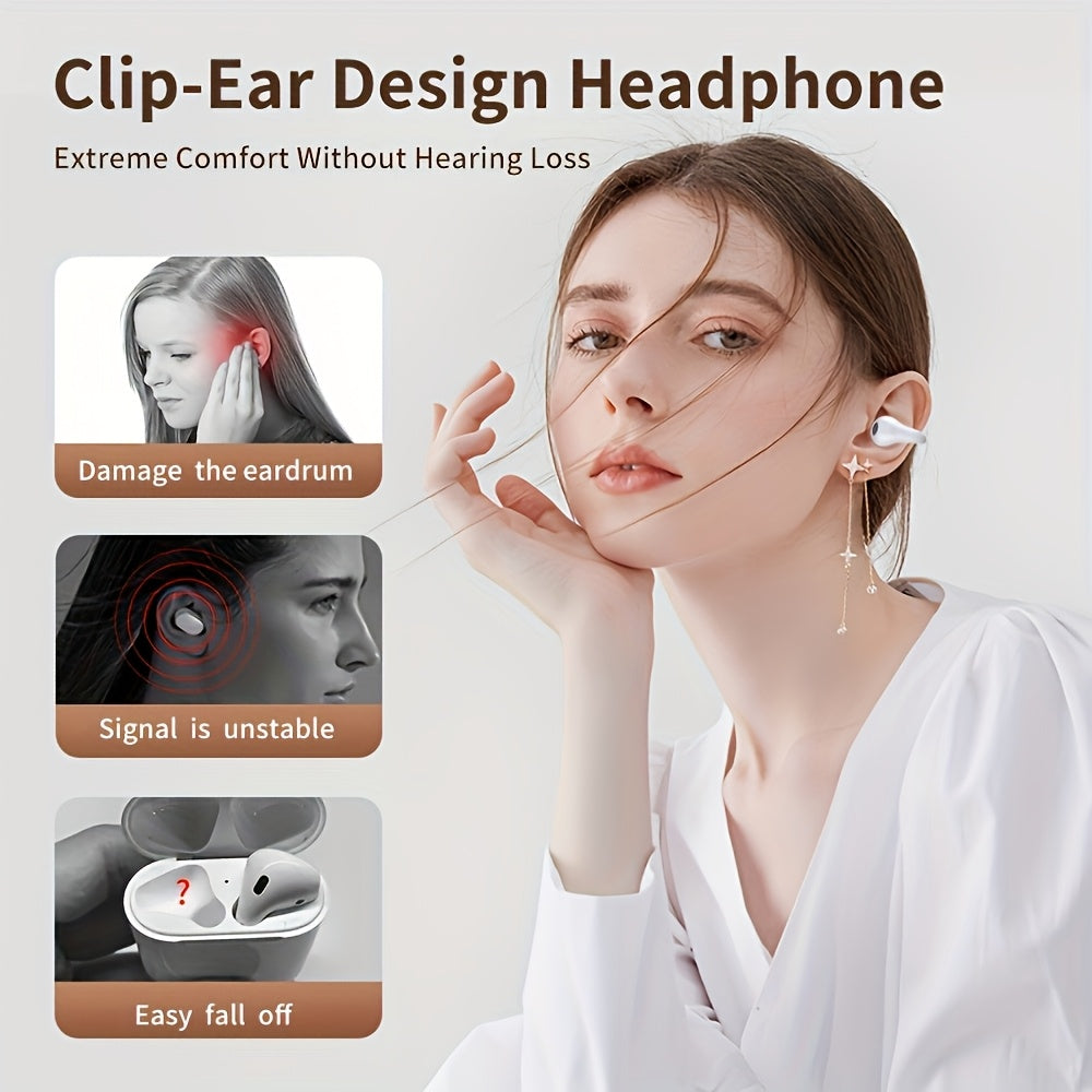 Truly Open Wireless Earphones (Wireless 5.4 TWS), Experience 360° Ambient Awareness & All-day Comfort, Secure Open-ear Fit For Sports/fitness, Advanced ENC Delivers Crystal-clear Calls, Intuitive Touch Control