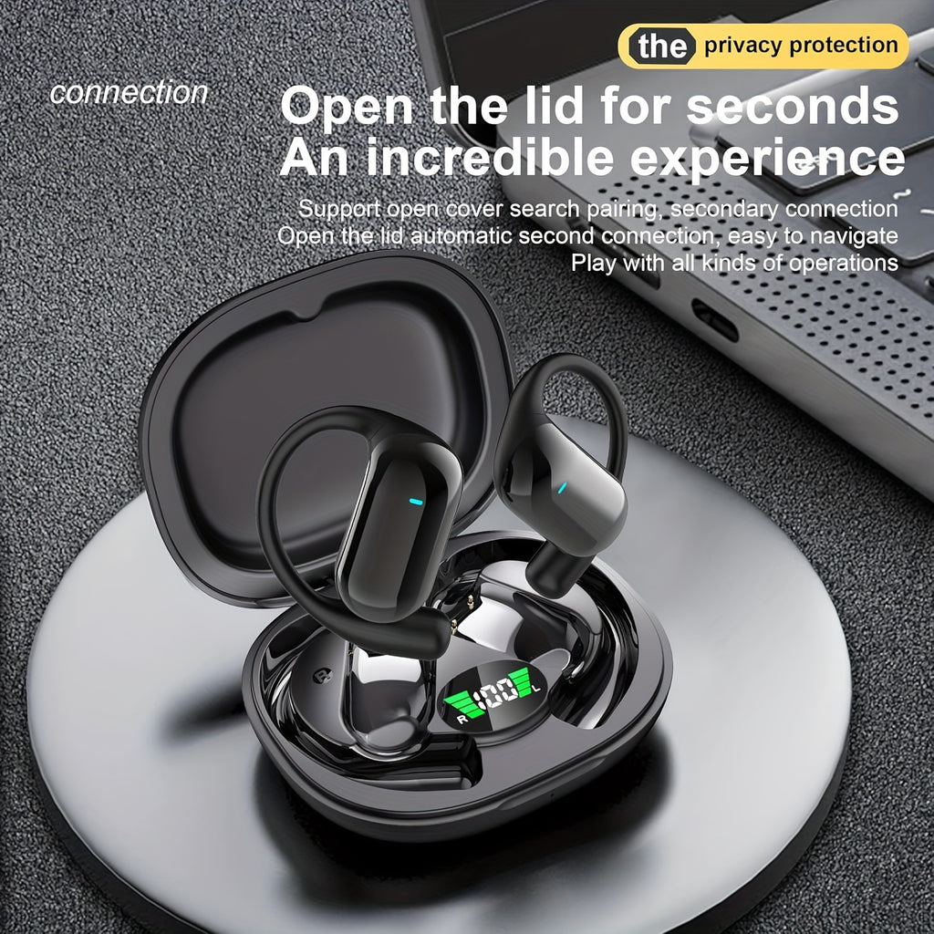AI Real-time Translation Of Bluetooth Wireless Earphones, Wireless Bluetooth Earbuds (Bluetooth 6.1 TWS) 144 Languages Real-time Translation In Ear Wireless Earphones, Real-time Translation Of Meeting Notes, Compatible with All Smartphones, Wireless
