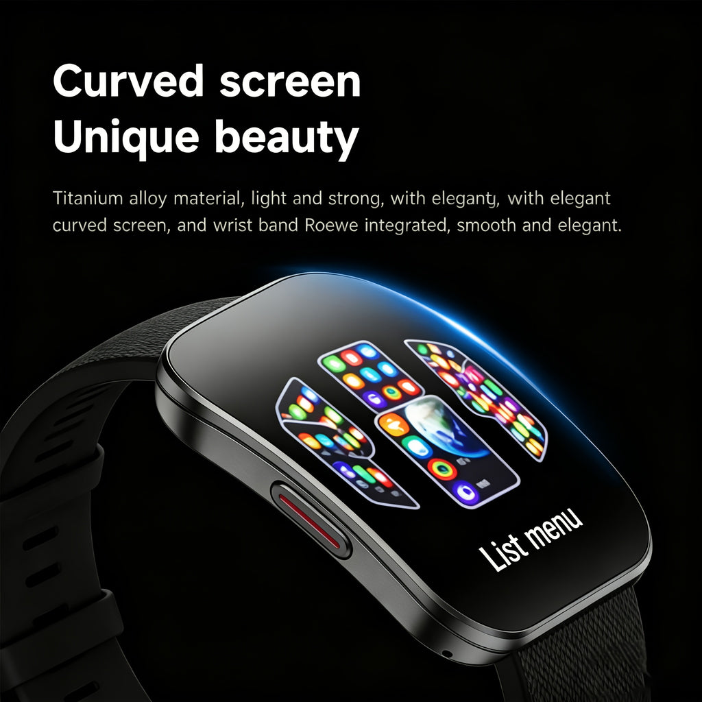 Smart Watches for Women, 1.85" Full Touch Curved Screen Smart Bracelet with Answer/Make Call, Message Reminder, Multiple Sports Modes, Camera Control/Music, Compatible with Android And Iphone, Fitness Watch for Men/Women - Friend Gift, Birthday Gift