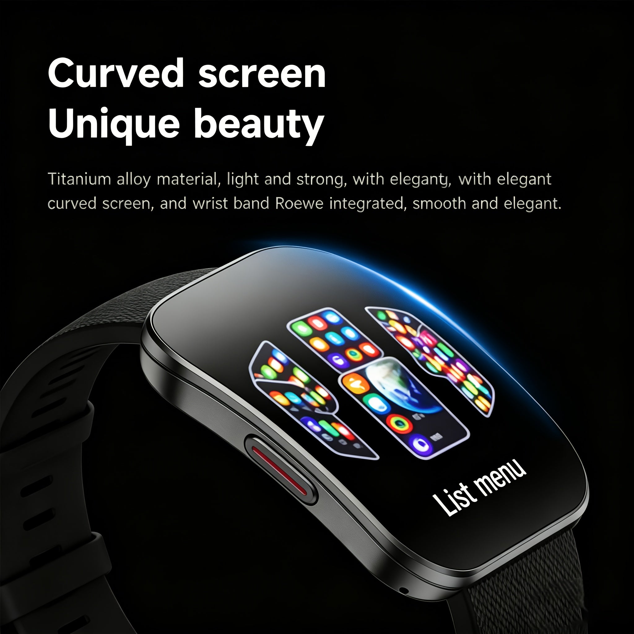 Smart Watches for Women, 1.85" Full Touch Curved Screen Smart Bracelet with Answer/Make Call, Message Reminder, Multiple Sports Modes, Camera Control/Music, Compatible with Android And Iphone, Fitness Watch for Men/Women - Friend Gift, Birthday Gift
