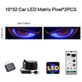 Premium Usb-Powered LED Light Panels for Vehicles, Featuring Vibrant Soft Light Screens And App Control, Car Decorations, a Distinctive Eye-Shaped Design, Various LED Displays, Smart Lighting Operable Via Smartphones
