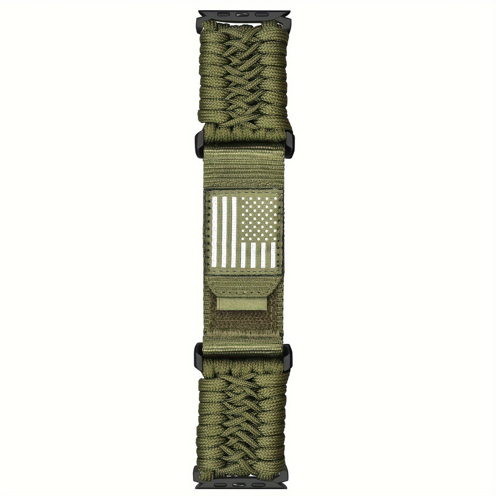 V-MORO Rugged Nylon Band Compatible with for apple Watch Ultra 3/2/1 Band 49Mm 46Mm 45Mm 44Mm 42Mm Men, Soft Woven Sport Loop Adjustable Strap for Apple Watch Ultra Band for iwatch Series 11 SE3/2/1 10 9 8 7 6 5 4 3 2 1 Bands Men (Not for S11/10 42M