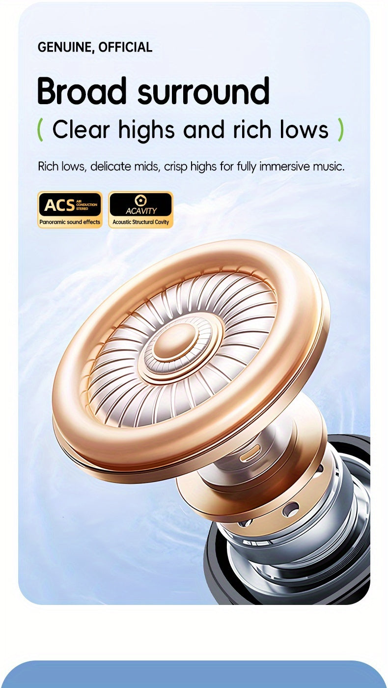 Acer OHR501 Wireless Audio Earbuds Feature a Semi-In-Ear Design with Noise Cancellation, Delivering High-Fidelity Sound Quality. These Music Earphones Are Ideal for Commuting And Fitness, Equipped with Touch Controls And Voice Call Noise Reduction