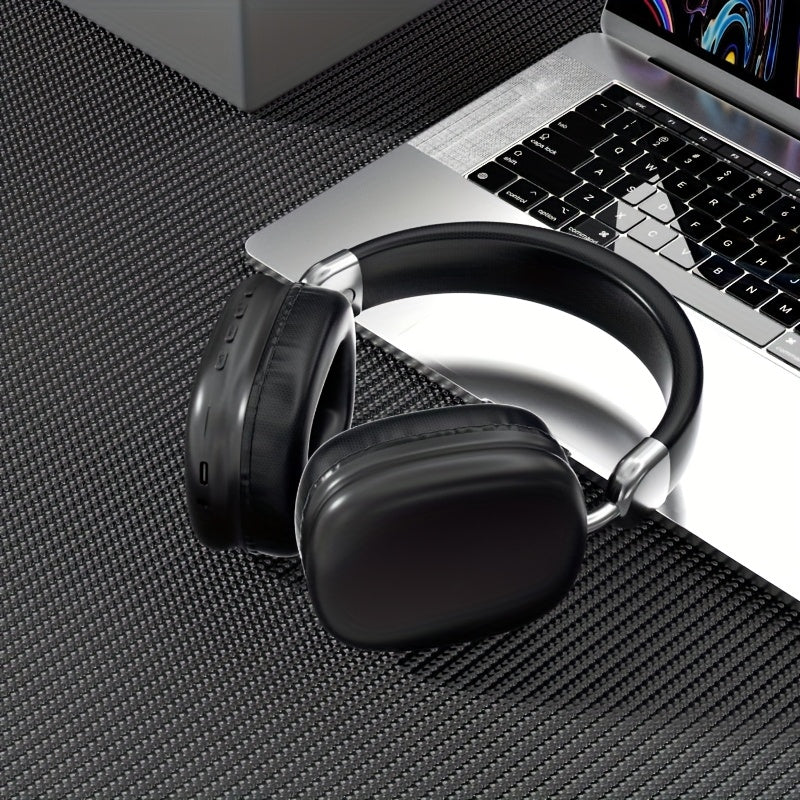 Wireless Earphones, Noise Cancelling Stereo Comfortable Earphones, Built-in High-definition Microphone, High Fidelity Stereo, Deep Bass, Suitable for Travel, Office, Laptops, Mobile Phones, Christmas Gifts