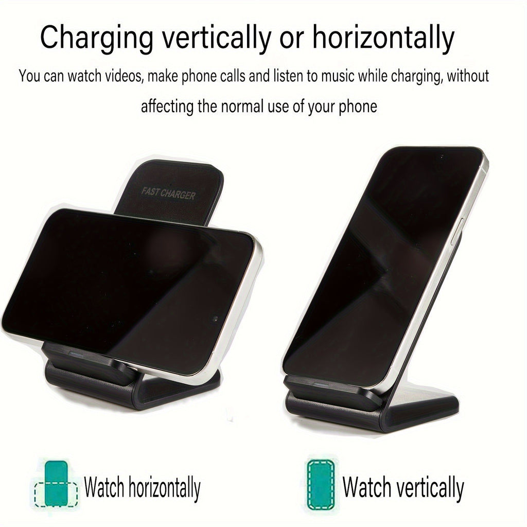 [Fast Wireless Charger] 30W Fast Wireless Charger Stand Dock for Apple iPhone 16/15/14/13/12/11 Pro Max Samsung S24 S24+ S23 S23+ S22 S22+ S21 S21+ S20 S20+ Android Phones US