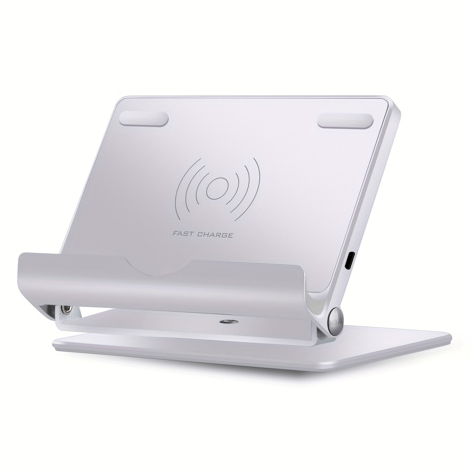 15W Wireless Fast Charger Phone Holder, 360° Rotatable Zinc Alloy Hands-Free Phone Stand, Compatible with Google Pixel 9 Pro XL 8a 8 Pro 7a 7 Pro 6 Pro, Android Phone Wireless Charger Stand, Compatible with Samsung Galaxy S24 Ultra S23 S22, iPhone 16