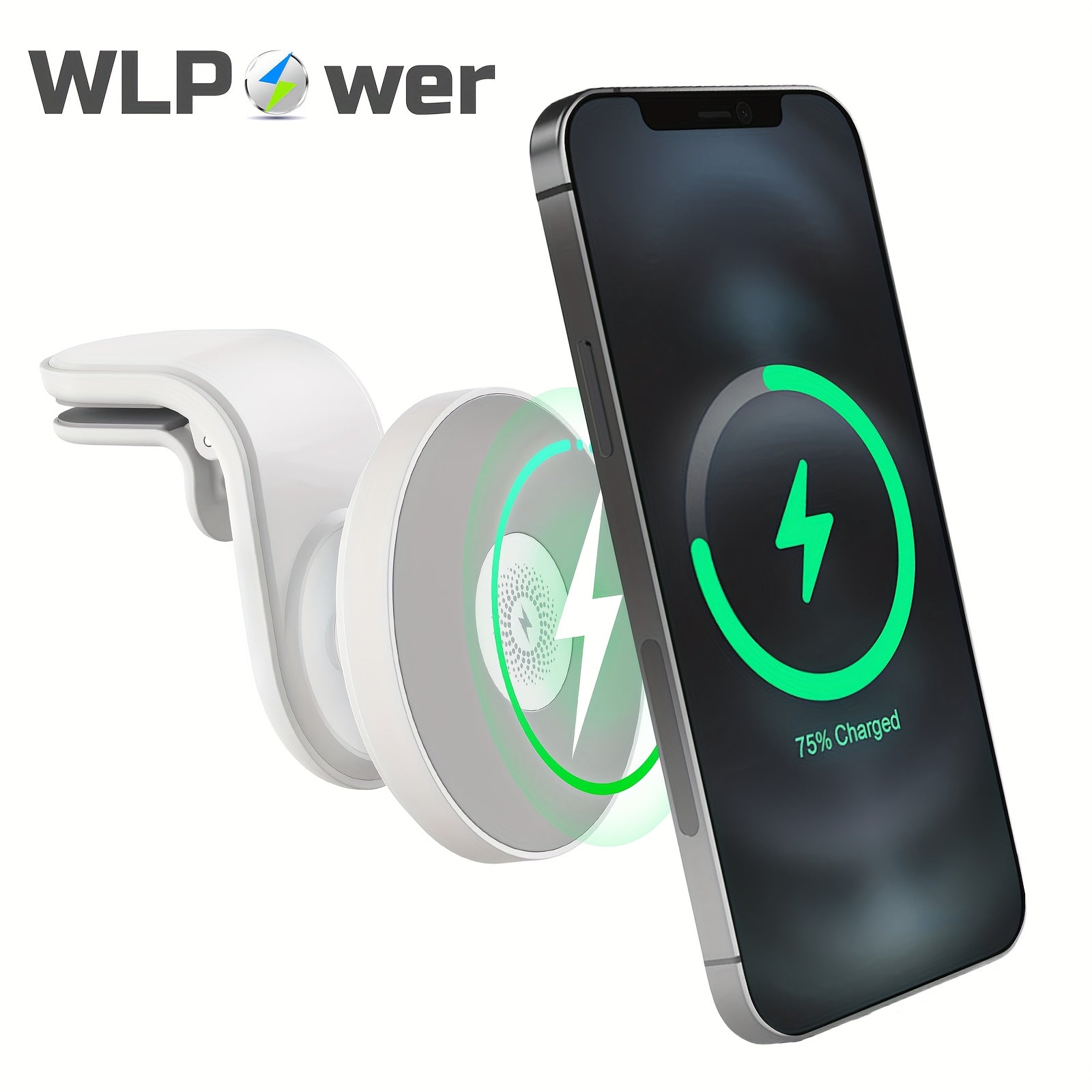 Magnetic Universal Car Phone Holde, 15W Max Fast Wireless Car Charger Mount, Air Vent Holder for iPhone 17/17 Air 16/16 Pro/16 Plus/16promax/15/14/13/12 Series, for Samsung Galaxy And Multiple Devices, Adjustable Viewing Angle, Christmas Gifts