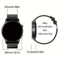 Valentine's Day Gift - Smartwatch, 1.52-inch High-definition Full Touch Screen, Unisex - Wireless Calls/text Messages/multiple Sports Modes/remote Camera Control/fitness Tracker, Compatible with Android And iPhone, USB Charging, Alloy Case/silicone