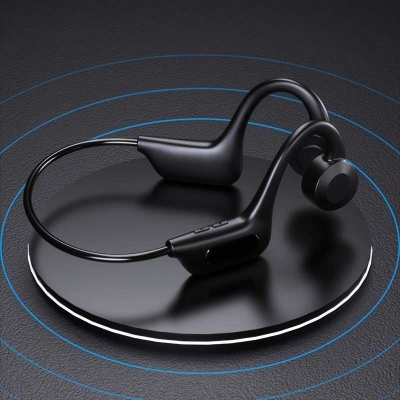 Mosyxe Air Conducted Earphones - Open Wireless Headphones with Enhanced Audio, Noise Cancelling Microphone, Seamless Pairing, Suitable for Sports Enthusiasts - Perfect for Running, Cycling, And Hiking Adventures