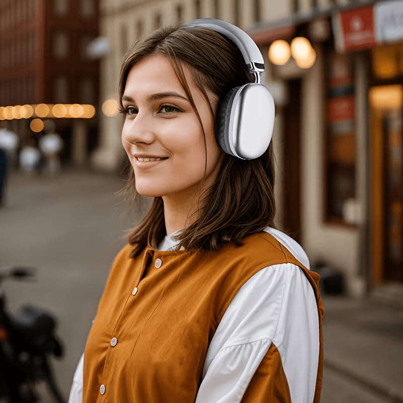 5.4 Wireless Earphones, Noise Reduction and High Sound Quality, Large Battery Life, Comfortable Rotatable Headset, Suitable for Sports, Gaming, and Walking, Suitable for iOS/Android/Computer Wireless Earphones, Long Battery Life, Noise Reduction
