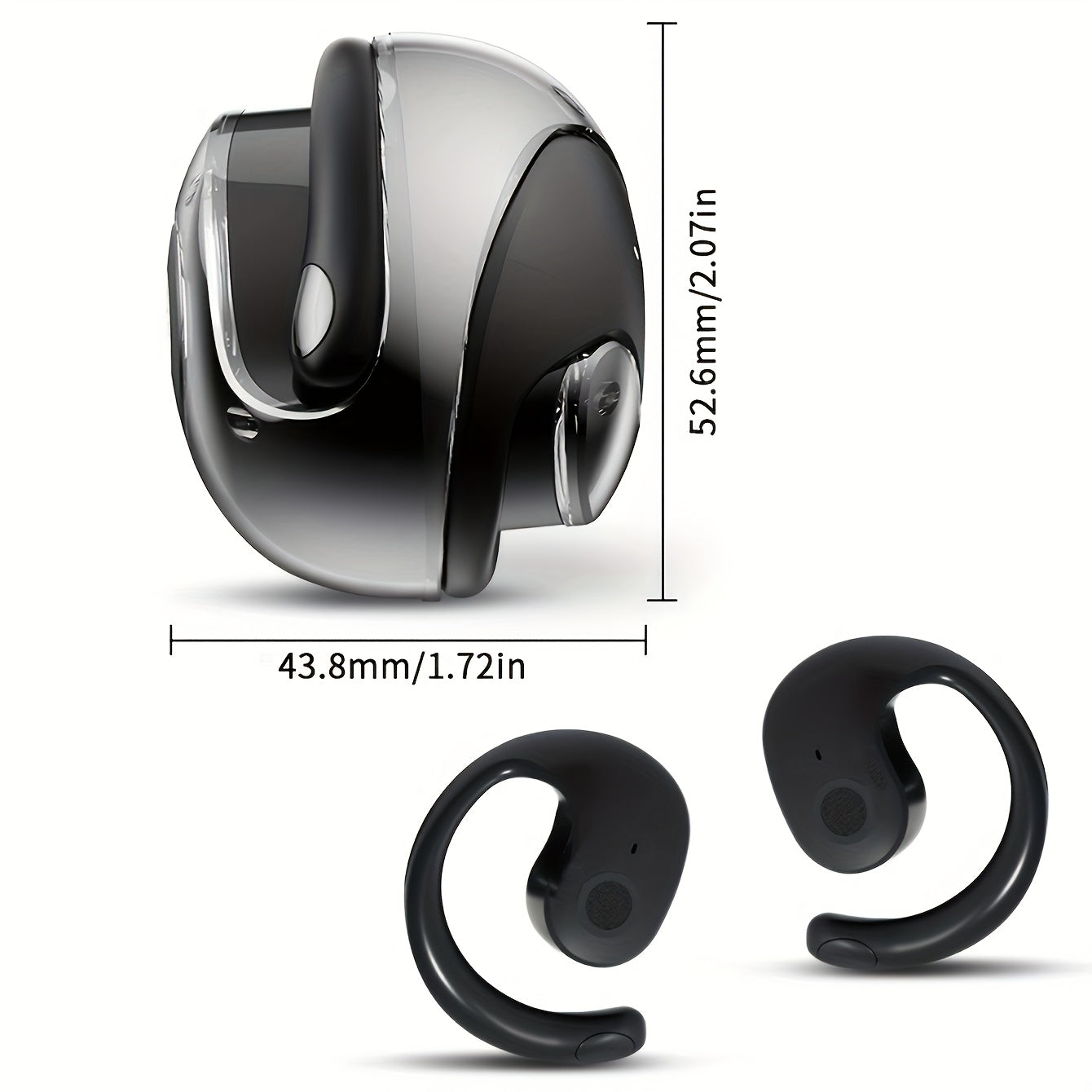 Ai-Powered Real-Time Translation Earbuds, Two-Way Interpreter for 144 Languages, Rechargeable Via USB Or Battery, Ideal for Travel, Business, Shopping, Learning, Carrying Pouch Included