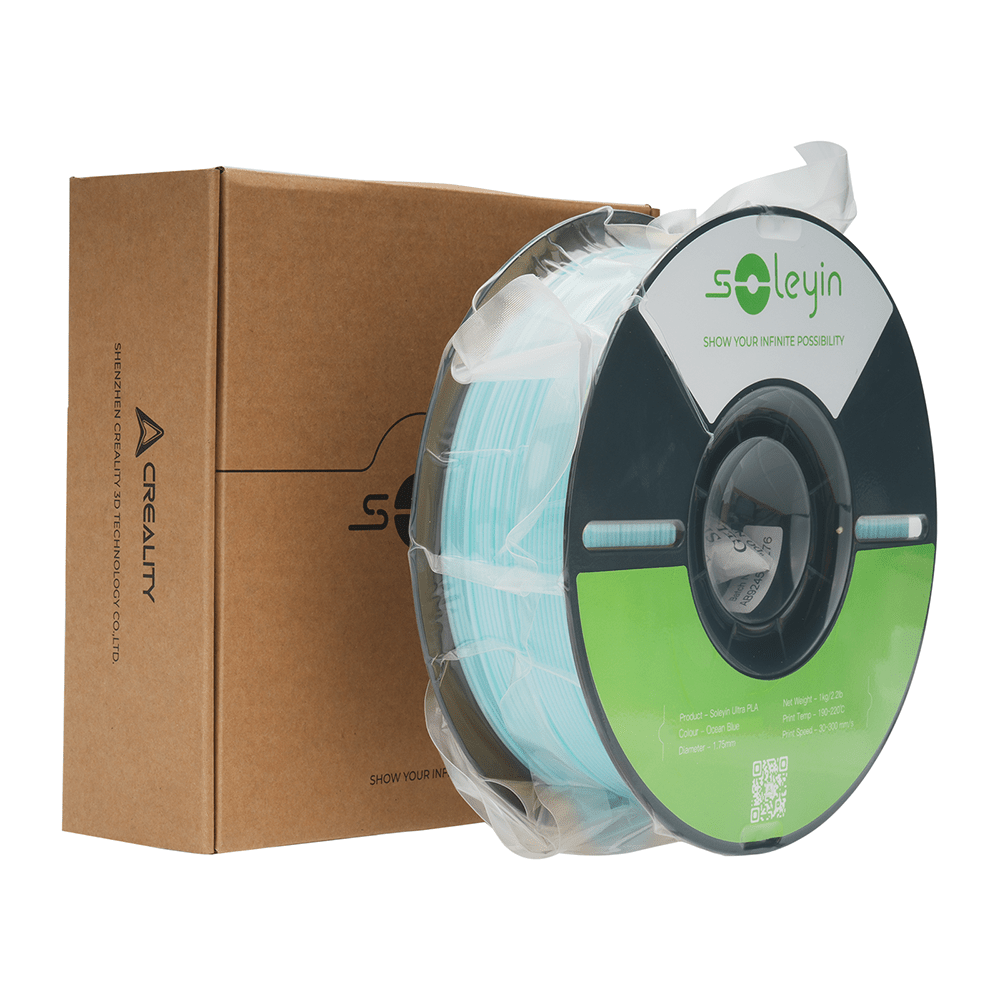Creality SOLEYIN Ultra PLA Filament 1.75mm PLA 3D Printer Filament High Speed 30-600mm/s Dimensional Accuracy +/- 0.02mm, 1kg Spool (2.2lbs), Fit Most FDM 3D Printer