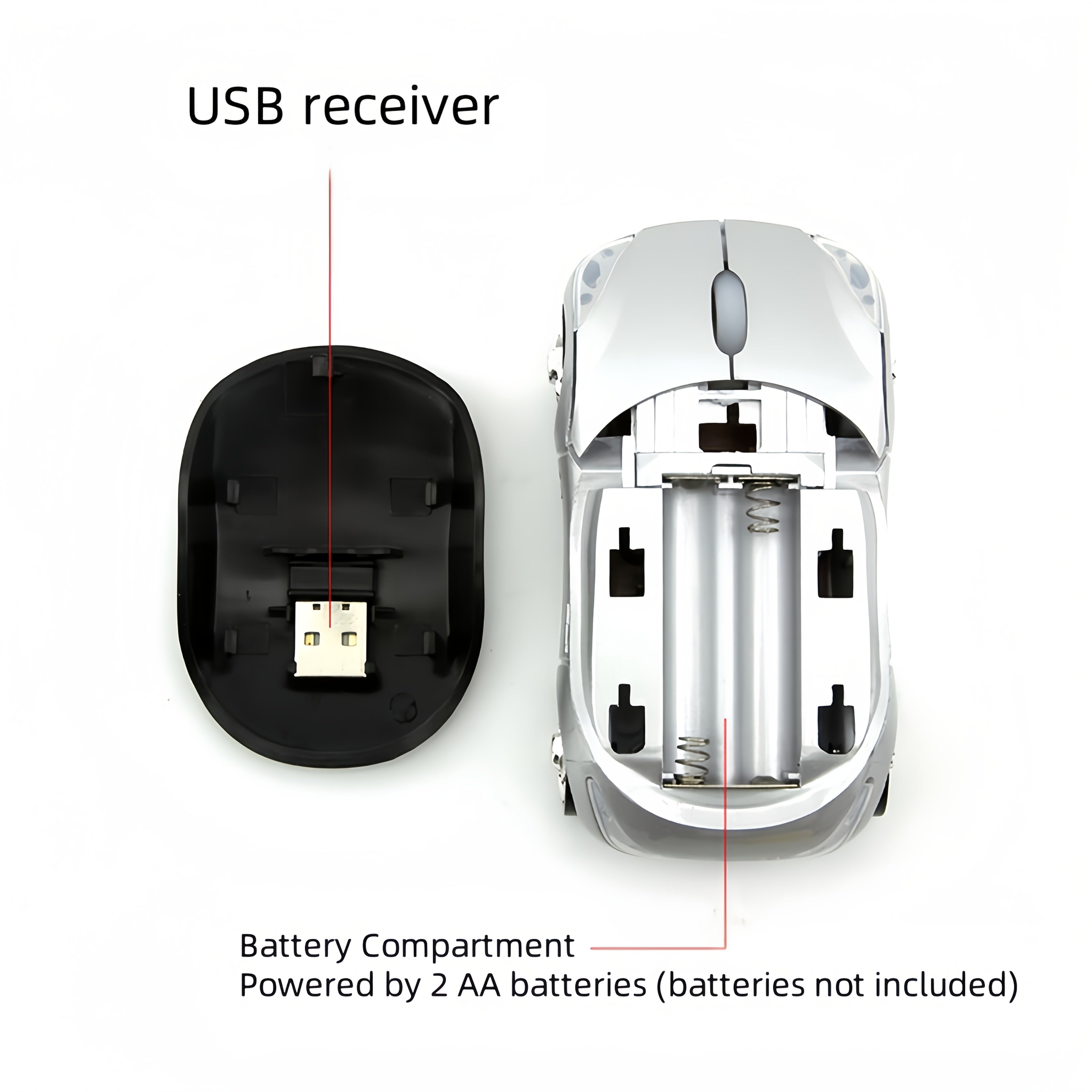 2pcs Set = 1 Creative Car-Shaped Mouse + 1 Random Color Mouse Pad. Computer Mouse, Laptop Mouse - Suitable for Business, Home, Gaming, Notebook, and Desktop Computers. Universal, Fashionable Car-Shaped Design. Ideal as a Holiday Gift, Couple's Gift