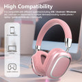 B35 Wireless Over-Ear Noise-Canceling Headphones | Wireless 5.3, Metal 90° Rotating Earpads, 6-8 Hours Of Playtime | Noise-Canceling For Immersive Sound | Compatible With Ios, Android, And Windows | Ideal For Music, Gaming, And Commuting