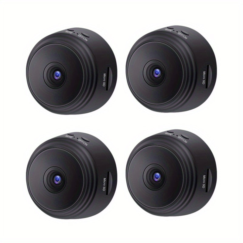 [1080P WiFi] 1/ 2/ 3/ 4/ 5/ 6/ 9/ 12pcs Wireless Remote Control Monitoring Camera, 1080P High-Definition, 2.4G/5G WiFi, Wide-Angle Monitoring, Remote Observation, With Battery (180MA), Used For Home Security WiFi Monitoring Camera