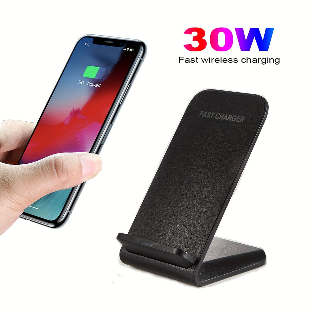 [Fast Wireless Charger] 30W Fast Wireless Charger Stand Dock for Apple iPhone 16/15/14/13/12/11 Pro Max Samsung S24 S24+ S23 S23+ S22 S22+ S21 S21+ S20 S20+ Android Phones US