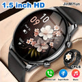 1. 5-Inch Full Screen Touch Sports Smartwatch, Suitable for Men and Women Outdoor Fitness Watch with Wireless Call/Message Alerts/Multiple Sports Modes, Multi-Function Phone Answering/Dialing, Remote Photo Capture/Music Playback, Activity Tracker &