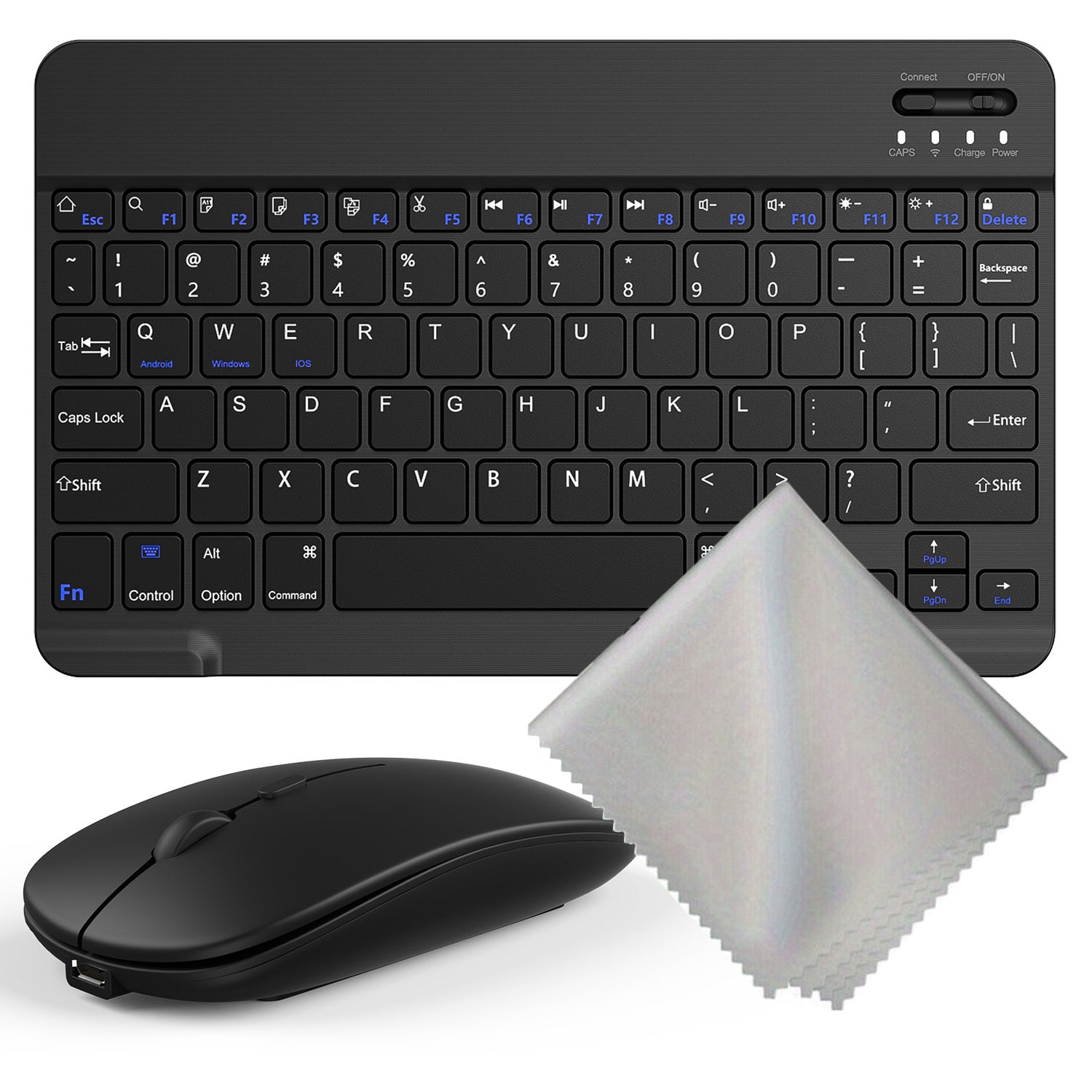Get The Ultimate Gaming Experience with This Wireless Keyboard and Mouse Mouse Pad Combo /Wireless Keyboard and Mouse with Cleaning Cloth Combo