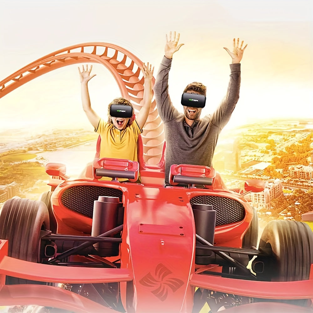 1pc VR Park All-in-One 3D VR Headset with Motion Tracking - Lightweight ABS Material, Adjustable Headband and Nose Pad - Standalone VR System for Games, Movies, Home Theater and Recording - Compatible with PC/ Console/ Smartphone Content, 2025 Design
