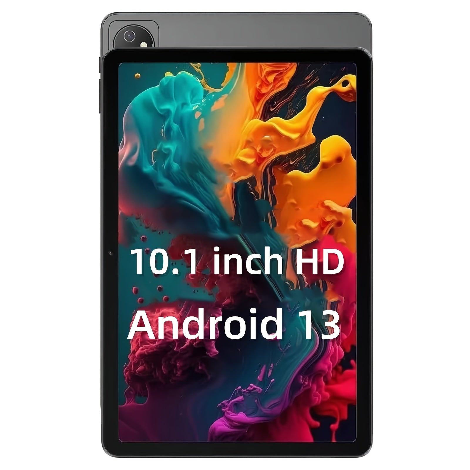 10-Inch Android 13 Tablet with 6GB RAM (2GB + 4GB Expandable), 32GB Storage Plus 512GB Expansion, Quad-Core Processor, 2.4G Wifi, IPS Touchscreen, Perfect for Watching Dramas, Ideal for Christmas Gifts, Tablet, Pad, Tablet, Pad
