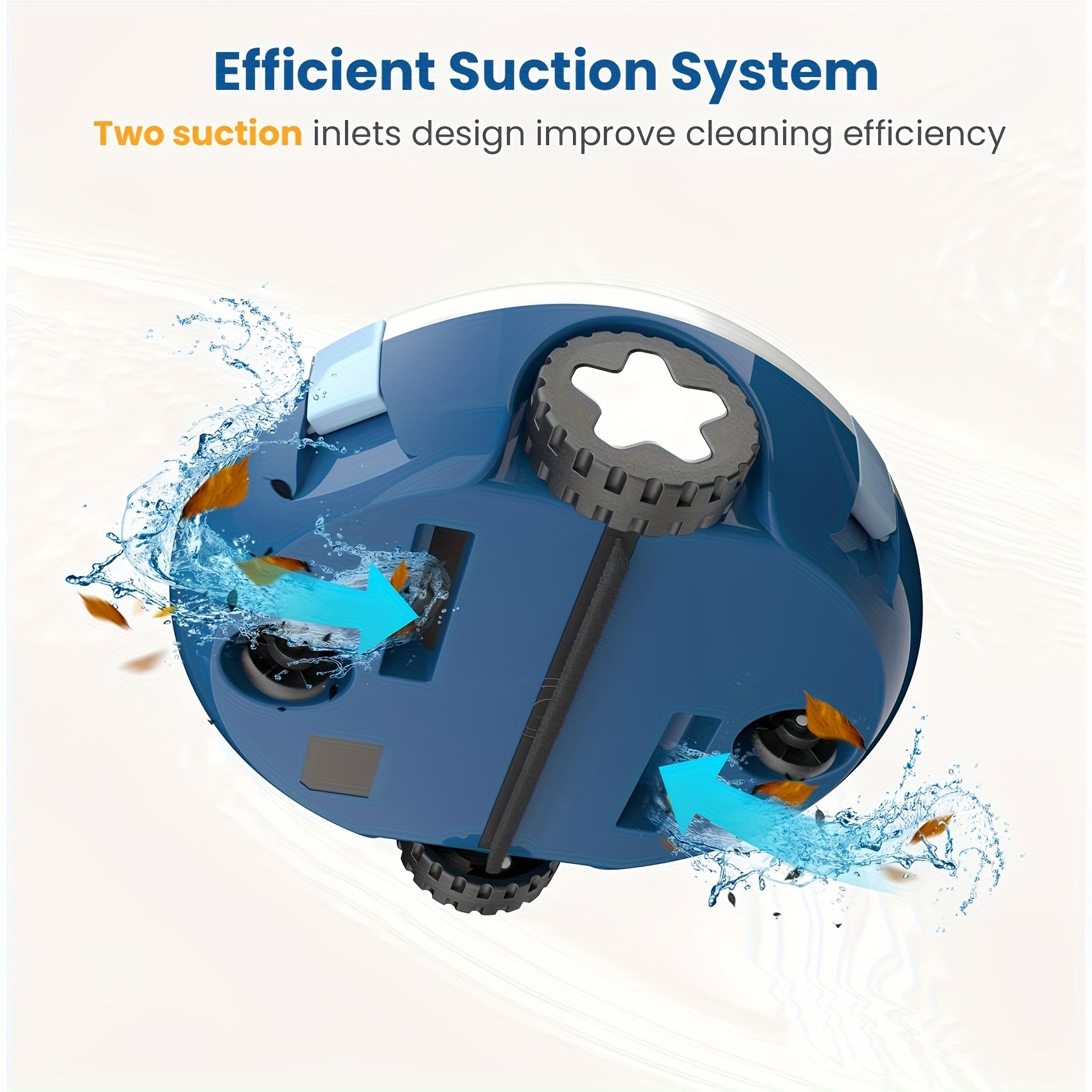 [Smart Pool Cleaning Robot] New Smart Pool Cleaning Robot -Say Goodbye to Manual Cleaning! INSE Cordless Pool Robot Effortlessly Maintains Your Pool with Full Automation, Saving You Time and Effort.Precision Navigation + Powerful Cleaning!Keeps Your Pool