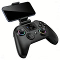 Interactive Wireless Gaming Controller with Touchscreen Compatible with Pc/Ps4/Switch/Android/Ios Devices Features 4 Programmable Buttons with Rapid-Fire Functionality Equipped with a Six-Axis Gyroscope And Dual Vibration Feedback, RGB Lighting
