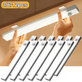 [Intelligent LED Motion Sensors] 3/6/12Pcs Intelligent LED Motion Sensors - Dimmable Cabinet Lights, USB Charging, 3 Adjustable Modes, Intelligent Night Lights, Suitable for Bedrooms, Stairs, Kitchens, Piano Rooms, And Dance Studios