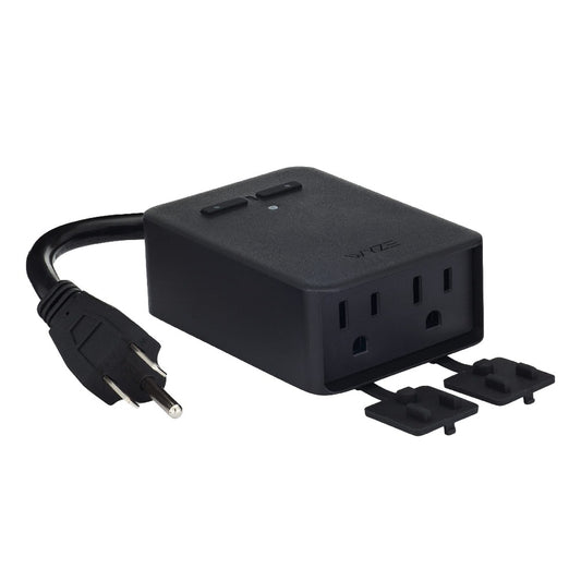 Wyze Plug Outdoor, Dual Outlets Energy Monitoring, 2.4GHz WiFi Smart Plug, Works with Alexa, Google Assistant, IFTTT, No Hub Required, Black