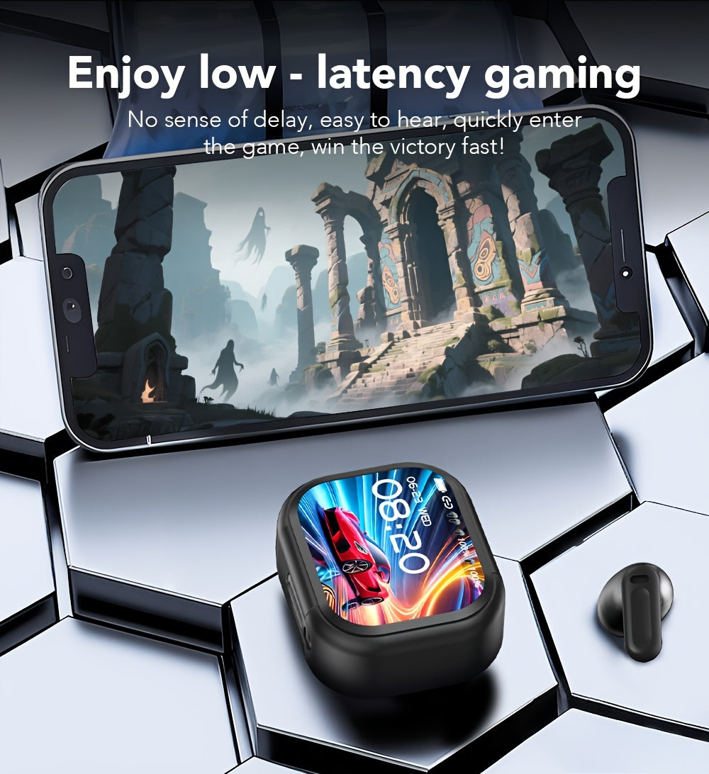 HTC NE20 New Ai Ai Translation Earphones, Real-time Translation Of 134 Languages, High-definition Screen Display, Multifunctional Earphones, Wireless 6.0 Tws High Fidelity Sound Quality, Long Battery Life, Suitable For Exercise, Daily Wear