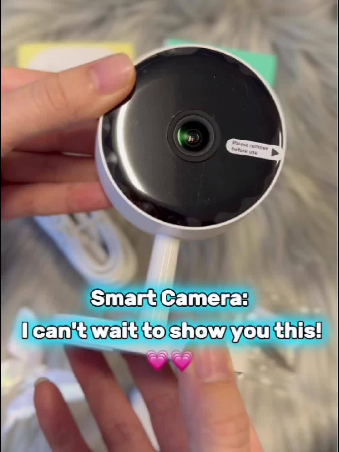 [Night Vision, Motion Detection] Card-Style WiFi Security Camera, 3MP 2K HD Security Camera, 5G And 2.4G, With Two-Way Audio, Night Vision, Motion Detection, Alarm, Cloud And SD Card Storage, Compatible With Alexa And Home, Protect Your Home, Shop And Pri