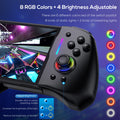 For Switch Controller for Switch Controllers, RGB One-Piece Controller for Nintendo for Switch/Oled with Dual Motor Vibration, Adjustable TURBO, Handheld for Switch Pro Controller for Switch Gaming
