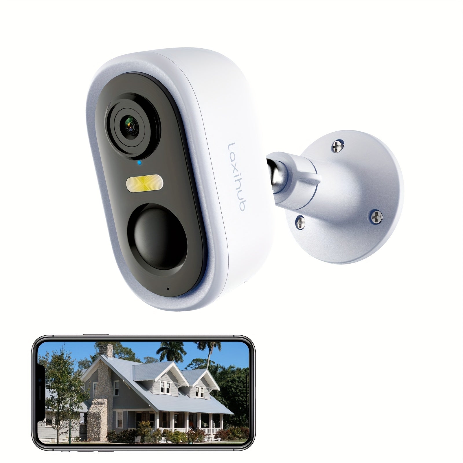 Solar Powered Outdoor Wireless Security Camera, 1296P FHD, 3MP FHD Video Resolution, Battery Powered CCTV Camera 2.4GHz WIFI Camera for Home Security, Cloud/SD, AI Motion Detection, Spotlight, IP65 Color Night Vision, 2-Way Audio Surveillance Camera