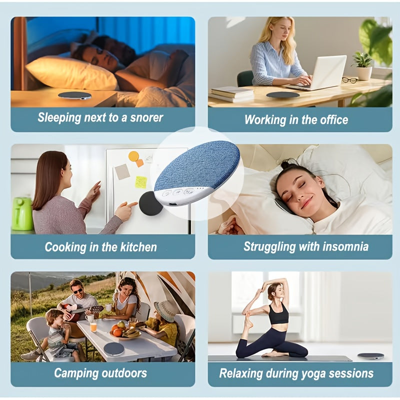 2pcs Sleep Speaker Pillow - Wireless 5.4 White Noise Generator Featuring Rain And Ocean Sounds, Lightweight 49G Sleep Headphones, 7-Day Battery Life, Automatic Shut-Off Timer