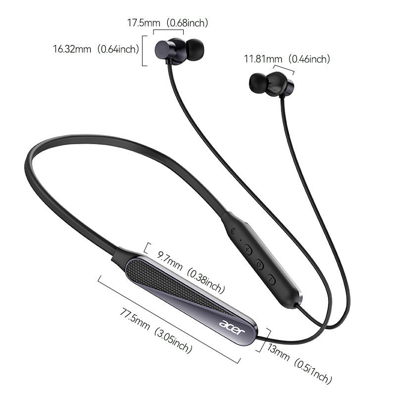 ACER Brand TWS Wireless Earbuds with Noise Isolation & Low Latency Gaming Mode, Wireless Stereo Sound, -C, Long Flight/Workout Battery Life, For/Iphone (Compatible with Smartphones, Tablets) - Ideal Gift for