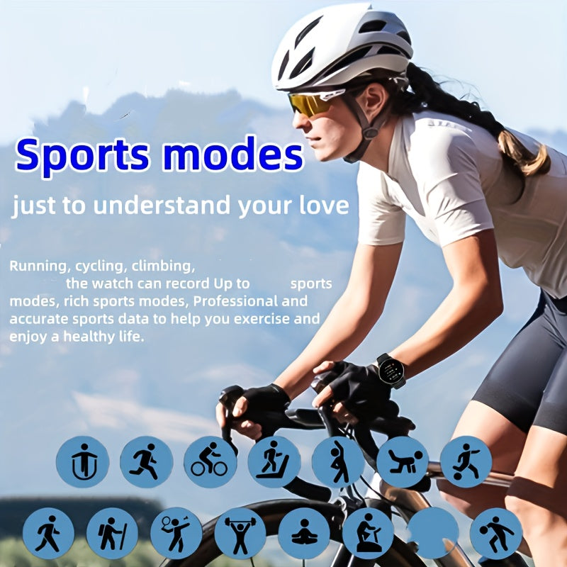 Smartwatches Offer Various Features Such As Wireless Calling, Message Notifications, AI Voice Assistance, Sleep Tracking, Calorie Counting, Step Counting, And Multiple Sports Modes Suitable for Different Fitness And Outdoor Activities