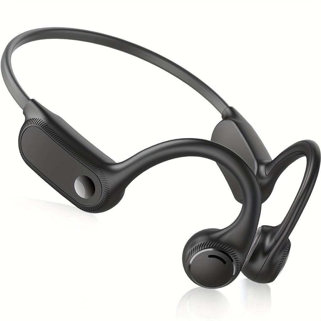 Air Conduction Headphones Open Ear Headphones Outdoor Sports Headphones with Noise-Canceling Mlc, Sport Wireless Headphones, Open Ear Stereo Headphones Up to 10H Playtime, Wireless Headset for Running And Workout