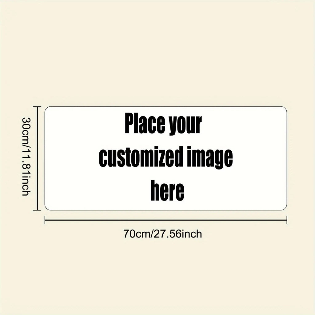 Personalized Large Mouse Pad And Desk Mat with Custom Photo/Text - Features a Non-Slip Base, Perfect for Office, Gaming, Or Home Use - Customize with Your Own Images Or Text - a Great Gift for Professionals And Gamers