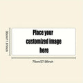 Personalized Large Mouse Pad And Desk Mat with Custom Photo/Text - Features a Non-Slip Base, Perfect for Office, Gaming, Or Home Use - Customize with Your Own Images Or Text - a Great Gift for Professionals And Gamers