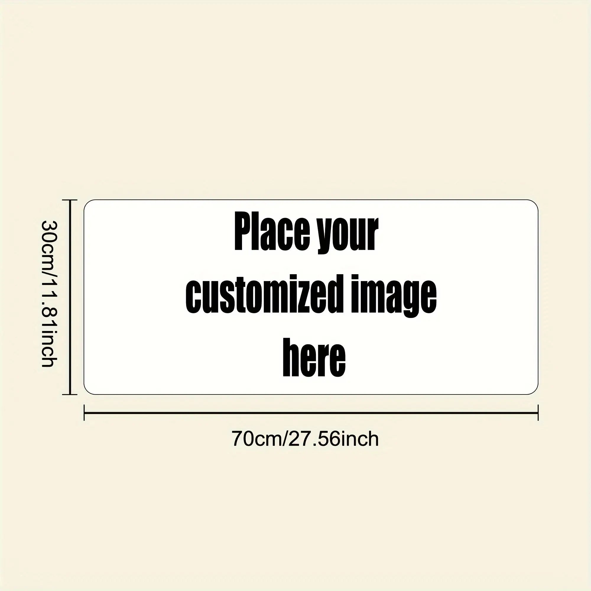 Personalized Large Mouse Pad And Desk Mat with Custom Photo/Text - Features a Non-Slip Base, Perfect for Office, Gaming, Or Home Use - Customize with Your Own Images Or Text - a Great Gift for Professionals And Gamers