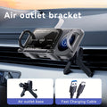 [15W Fast Charging] Car Wireless Charging Stand 15W Wireless Charger Stand, Induction Opening And Closing, Horizontal And Vertical Rotation, Dual Coil Fast Charging, Suitable for Various Folding Screens, for Galaxy Zfold6/5/4/3 for Galaxy Z Fold/Notes, Et
