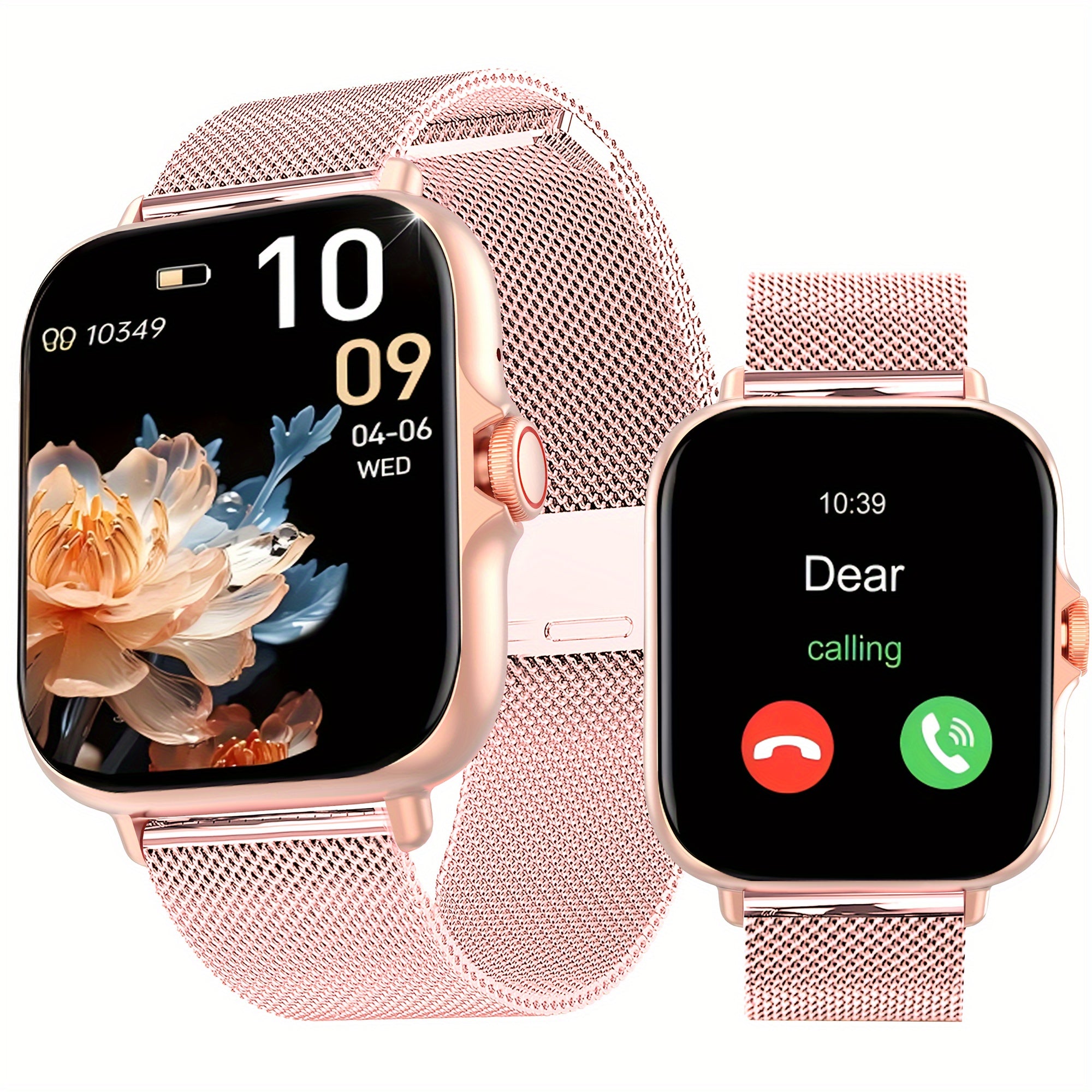 New Fashionable Smartwatch, 1.91-inch Amoled High-definition Touch Screen, Compatible with iPhone/Android Phones, Can Wake Up The Phone Voice Assistant, Built-in Microphone And Speaker, High-definition Voice Call, Play Music, Multiple Sports Modes